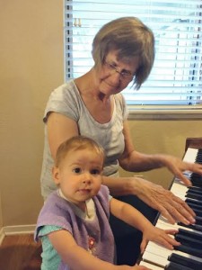 I'm honored my favorite pianist happens to my mom. She could have made bucks but continues to share her expertise and expression music with others. Here she is teaching a grandchild. 